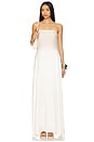 view 4 of 4 Brushed Satin Gown in Ivory