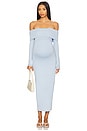 view 2 of 4 The Alison Midi Dress in Powder Blue