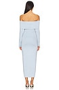 view 4 of 4 The Alison Midi Dress in Powder Blue