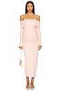 view 2 of 4 ALISON ミディ丈ドレス in Dusty Pink