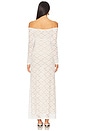 view 3 of 3 Off The Shoulder Lace Dress in Ivory