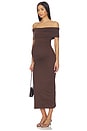 view 1 of 4 The Bianca Dress in Chocolate