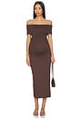 view 2 of 4 The Bianca Dress in Chocolate