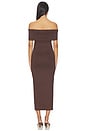 view 4 of 4 The Bianca Dress in Chocolate