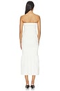 view 3 of 3 Denim Smocked Dress in Ivory