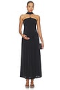 view 2 of 4 ROBE MAXI JASMINE in Black