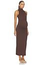 view 1 of 3 ROBE MAXI PRÈS DU CORPS THE SERENA in Chocolate