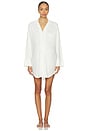 view 2 of 3 The Cloud Pajama Dress in Ivory