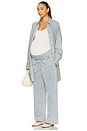 view 6 of 7 Denim Painter Jean in Light Blue