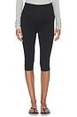 view 2 of 6 LEGGINGS CAPRI THE COTTON CAPRI LEGGING in Black
