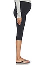 view 3 of 6 LEGGINGS CAPRI THE COTTON CAPRI LEGGING in Black
