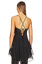 view 3 of 5 The Baby Doll Top in Black Chiffon