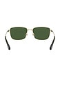 view 5 of 4 Square Sunglasses in Light Gold