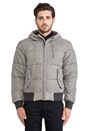view 1 of 4 Quilted Fleece Jacket in Grey Heather