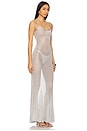 view 2 of 4 MAXIVESTIDO SERAFINA in Silver