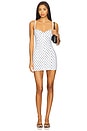 view 1 of 4 x REVOLVE Caroline Corset Dress in White & Black Polka Dots