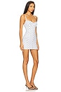 view 2 of 4 x REVOLVE Caroline Corset Dress in White & Black Polka Dots