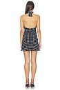 view 3 of 4 VESTIDO HALTER THE PIPER in Black And White Dot