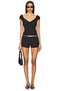 view 5 of 6 The Kalyn Shorts in Black