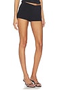 view 2 of 6 The Carrie Short in Black