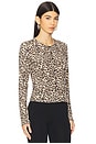view 2 of 4 Olivia Cardigan in Cheetah