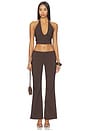 view 6 of 6 The Paris Pant in Brown