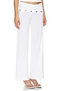 view 2 of 6 The Liza Pant in White