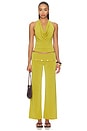 view 5 of 6 PANTALON THE LIZA  in Green