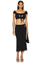 view 5 of 6 The Rosie Skirt in Black