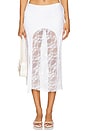 view 1 of 6 The Lia Skirt in White