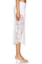 view 3 of 6 The Lia Skirt in White