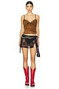 view 5 of 6 The Lana Mini Skirt in Black