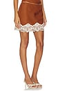 view 2 of 6 The Sienna Slip Skirt in Brown