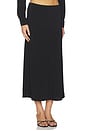 view 2 of 6 The Jessie Slip Maxi Skirt in Black