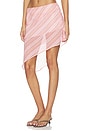 view 3 of 6 The Harley Skirt in Pink Stripe