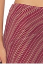 view 6 of 6 x REVOLVE The Harley Skirt in Chocolate Brown Tan & Space Cherry Stripe