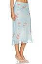 view 2 of 4 The Lawson Skirt in Blue Floral