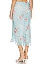 view 3 of 4 The Lawson Skirt in Blue Floral