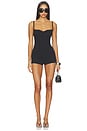 view 1 of 4 The Caroline Romper in Black