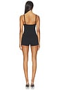 view 4 of 4 The Caroline Romper in Black