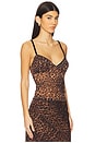 view 2 of 4 Gigi Mesh Top in Cheetah