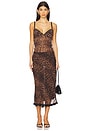 view 4 of 4 Gigi Mesh Top in Cheetah