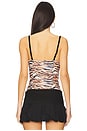 view 3 of 4 Caroline Corset in Tiger Stripes