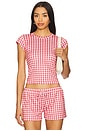 view 1 of 5 The Immy Top in Red