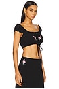 view 2 of 4 The Rose Top in Black