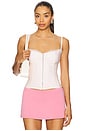 view 1 of 4 The Caroline Corset in Pink