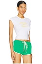 view 2 of 4 The Venice Tee in White