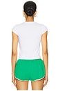 view 3 of 4 The Venice Tee in White