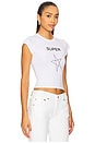 view 2 of 4 The Star Tee in White