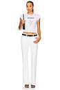 view 4 of 4 The Star Tee in White